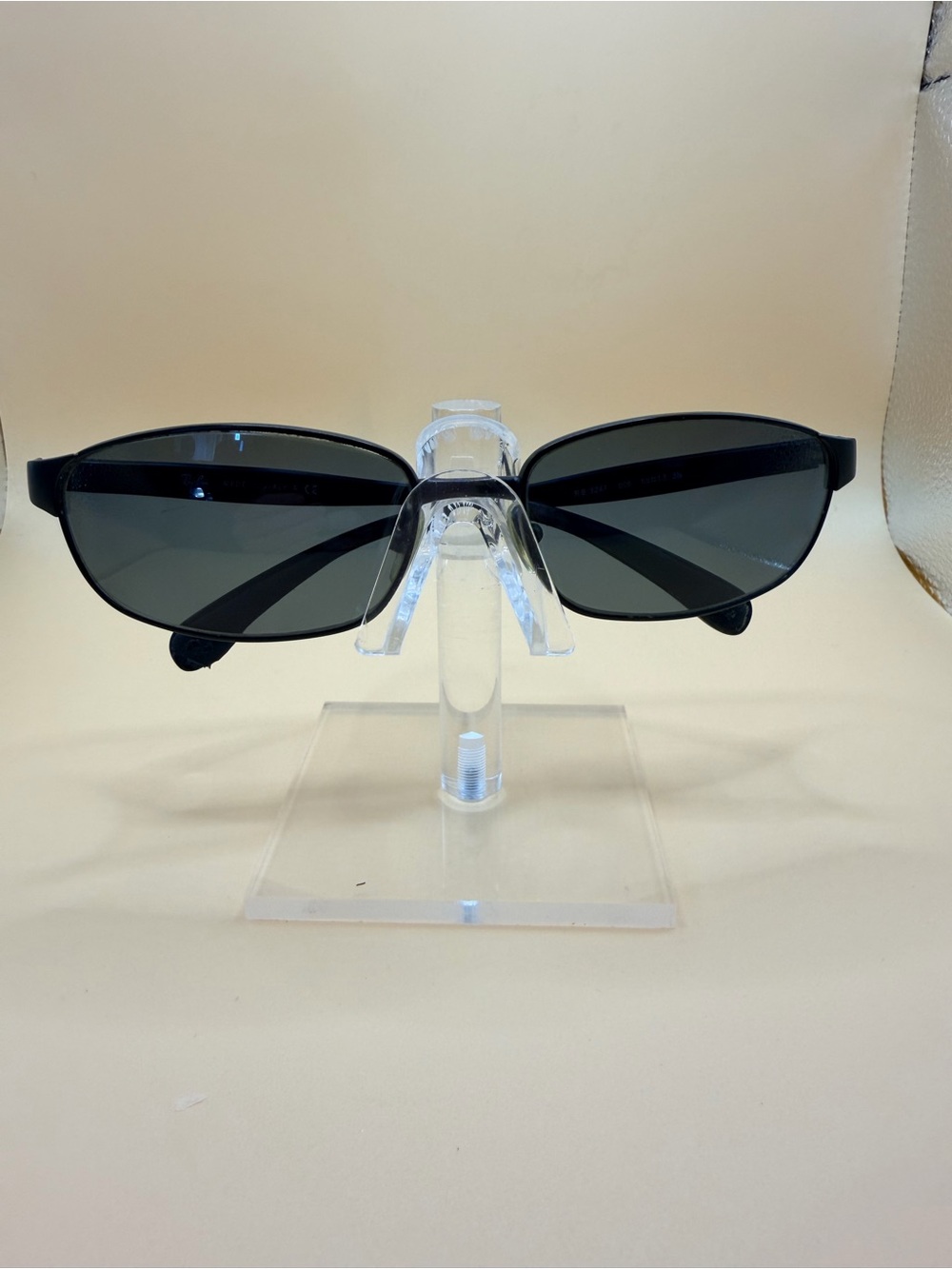 Ray-Ban Black Sports Wrap Sunglasses